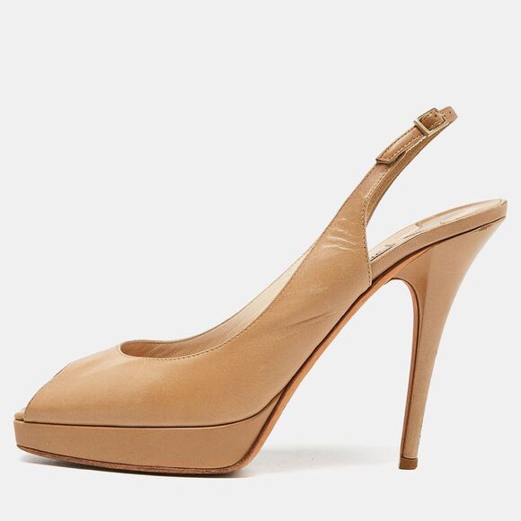 Jimmy Choo Beige Leather Platform Pumps Size 39,New Products : American Fashion Style Bags On Sale
